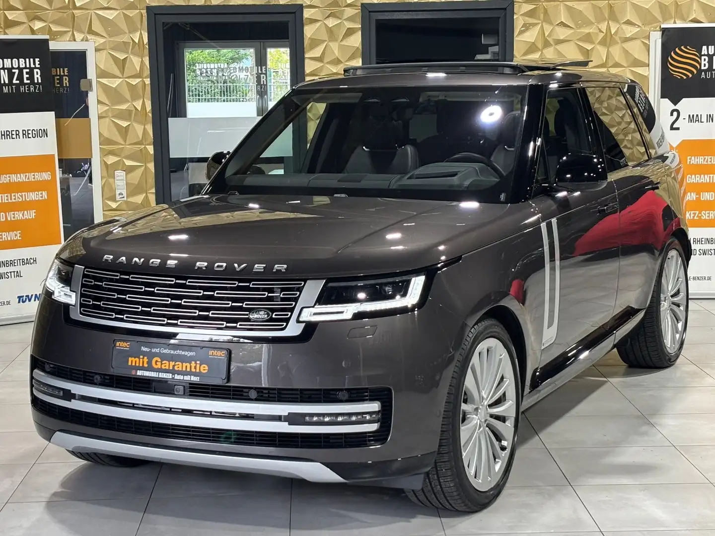 Land Rover Range Rover D350 First Edition/Autobiography/Fond-TV/VOLL Grau - 1