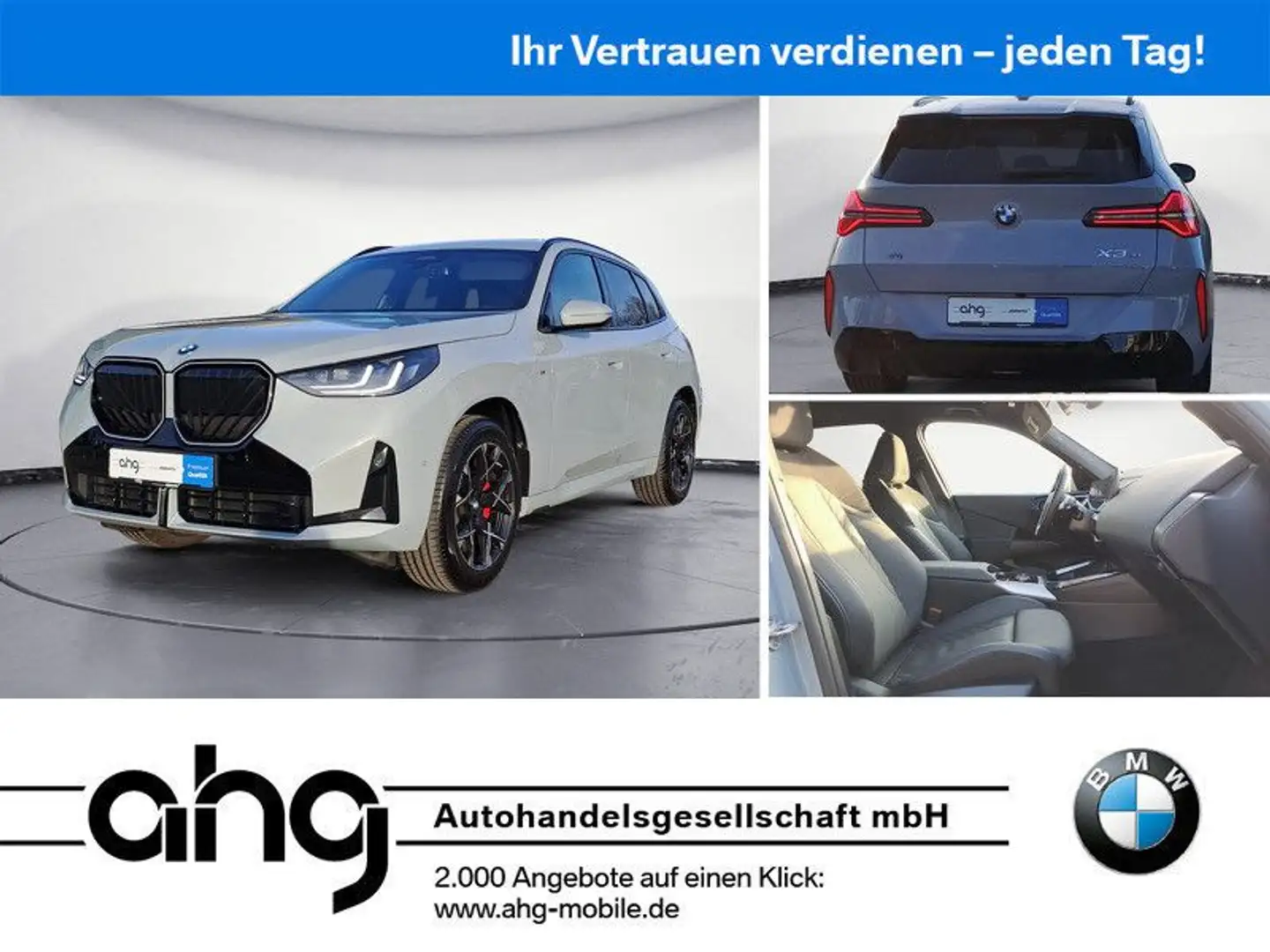 BMW X3 M X3 xDrive20 M Sportpaket M Sportpaket AHK Adapti Grau - 1