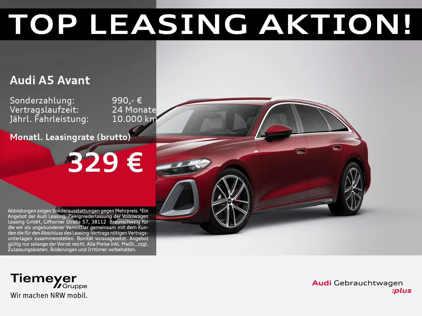 Audi A5 TDI S LINE UPE81 LM19 AHK ST.HEIZ BF-DI Rot - 1