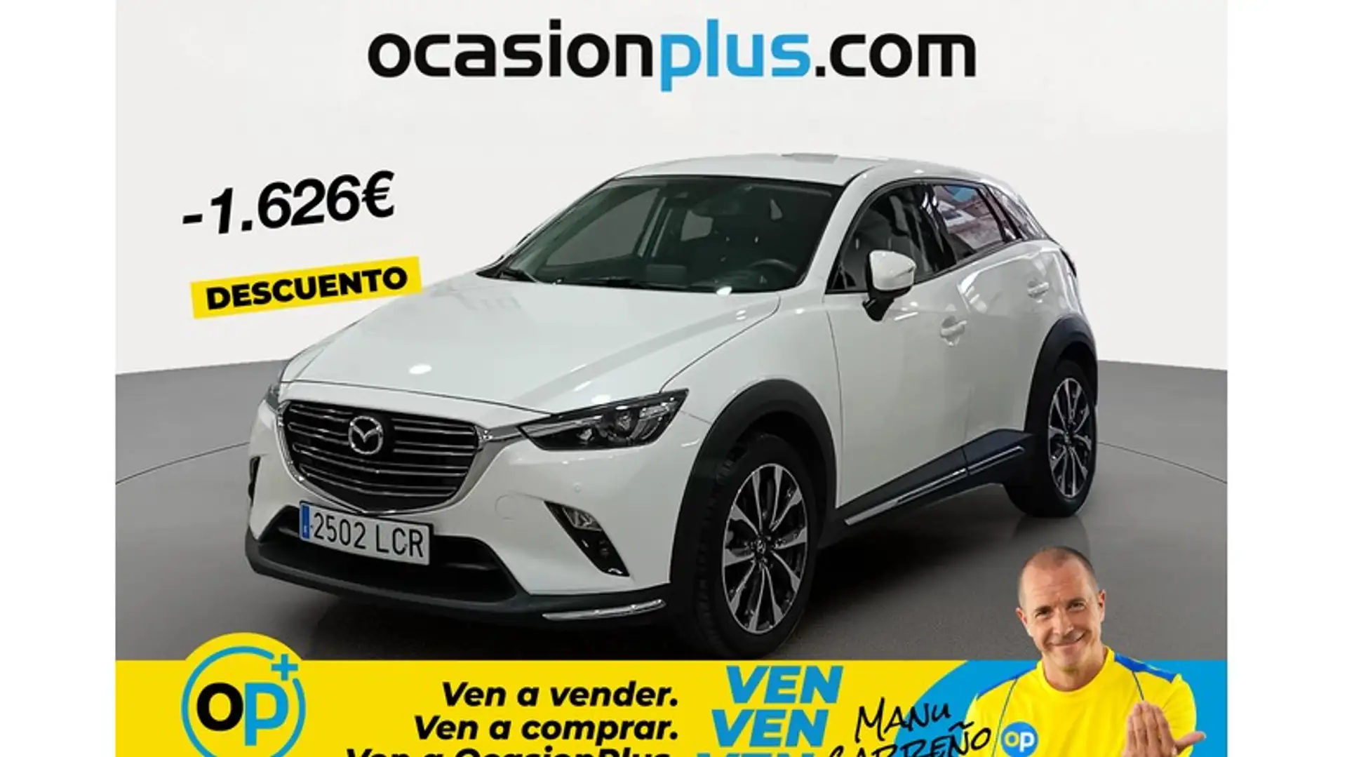 Mazda CX-3 2.0 Skyactiv-G Zenith 2WD Aut. 89kW Blanco - 1