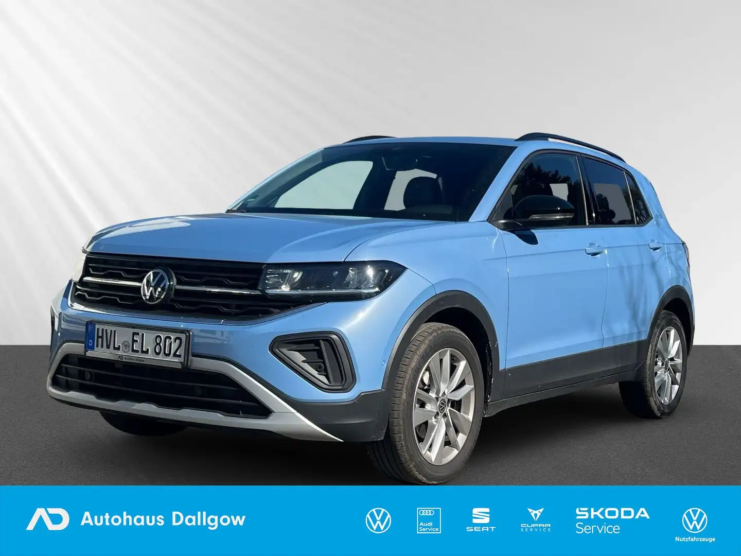 Volkswagen T-Cross "Life" 1.0 TSI DSG LED+ACC+Sitzheiz.+PDC Blau - 1