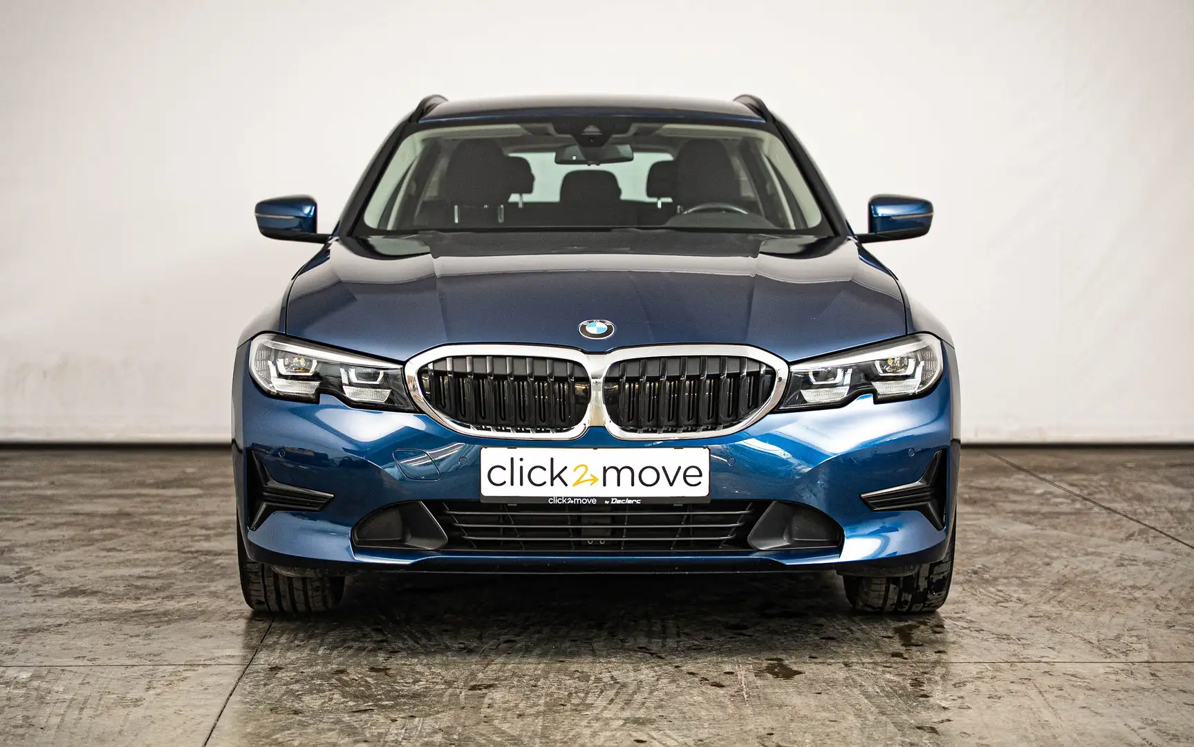 BMW 318 Touring 318 dA Bleu - 2