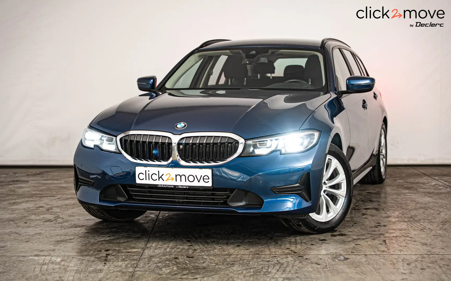 BMW 318 Touring 318 dA Bleu - 1