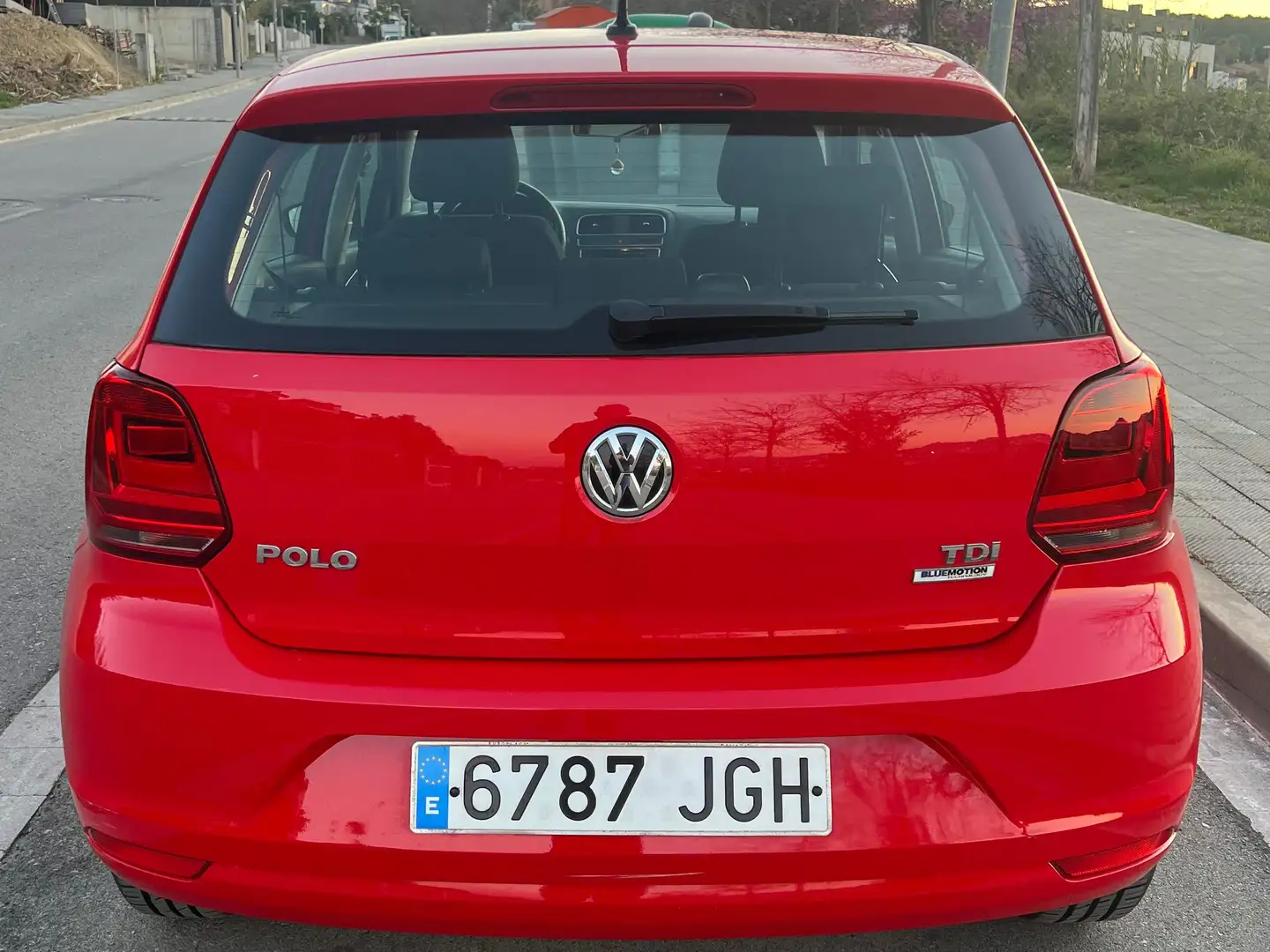 Volkswagen Polo Polo 1.4 TDI BMT Advance 55kW Advance Rojo - 2