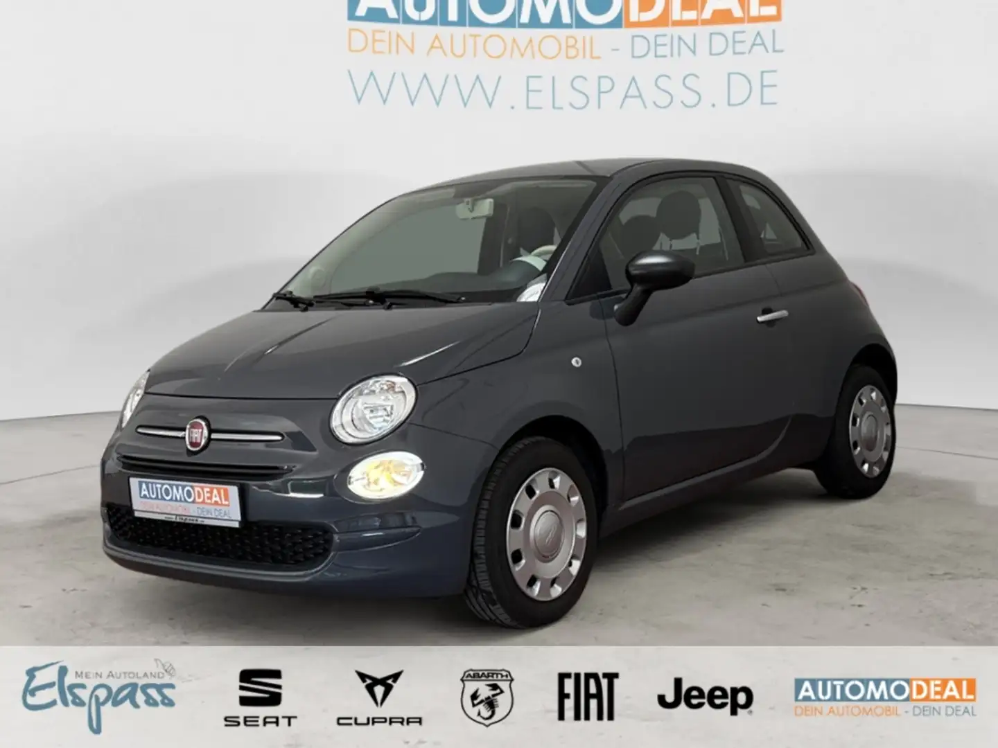 Fiat 500 Mild Hybrid Cult TEMPOMAT DAB KLIMA MULTIFLENKRAD Grijs - 1