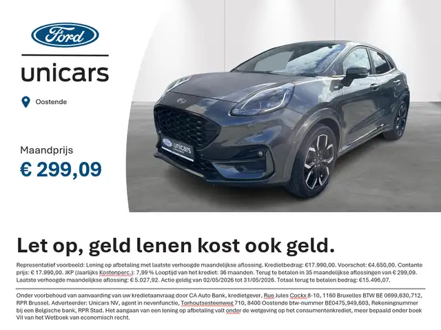 Ford Puma 1.0i Ecoboost MHEV 92kW Aut. ST-Line X