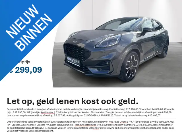 Ford Puma 1.0i Ecoboost MHEV 92kW Aut. ST-Line X