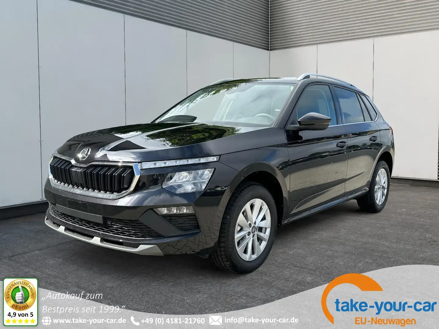 Skoda Kamiq Selection DSG+ACC+SHZ+RFK+PDC+KESSY+SUNSET 1.0 ... Negro - 1