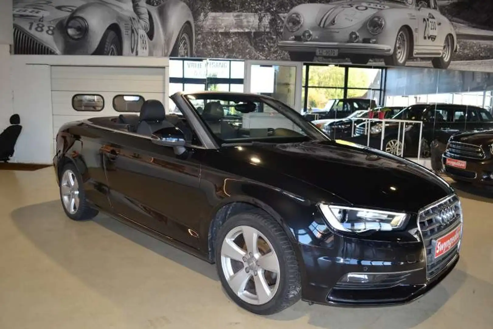 Audi A3 cabrio 1.4 TFSI ,1 eigenaar,leder,navi,incl btw Schwarz - 1