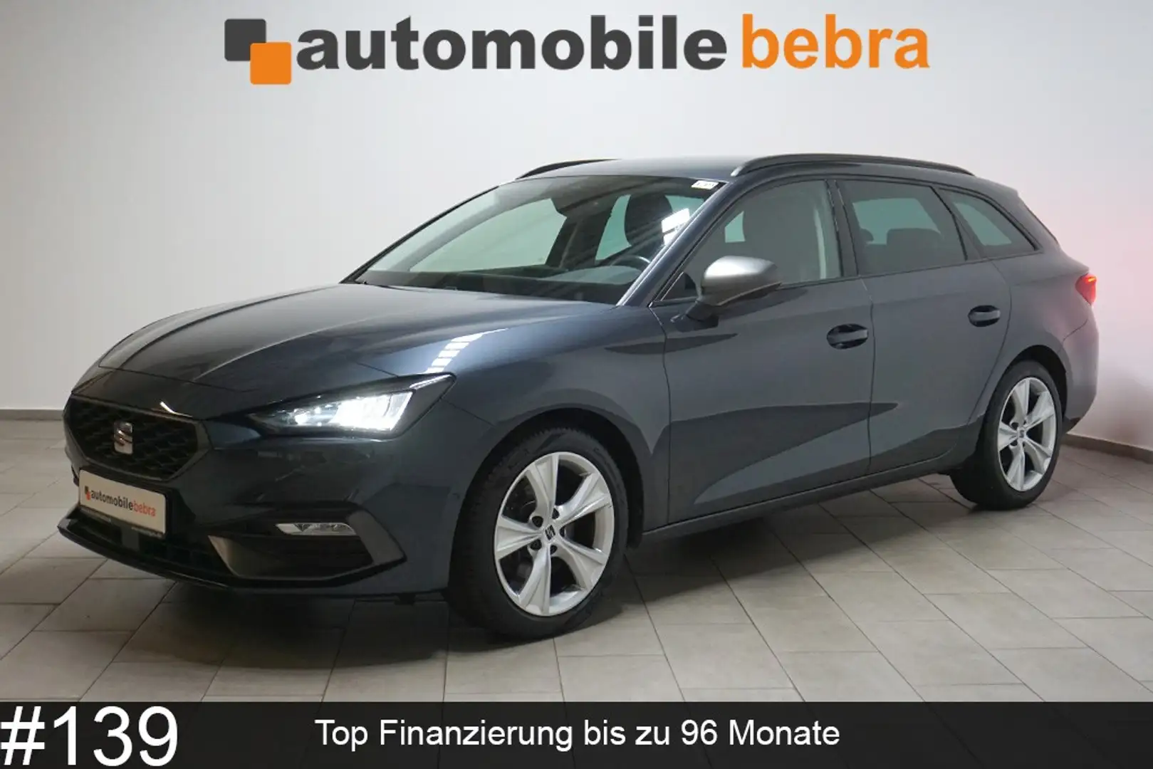 SEAT Leon 2.0TDI DSG FR-Line Virtual-AHK-Navi-LED-PDC Grau - 1
