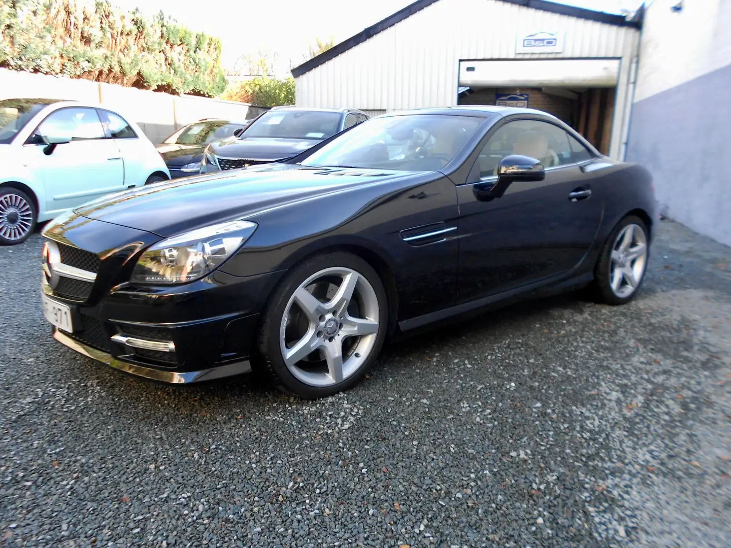Mercedes-Benz SLK 200 PACK - AMG  58484 km !! Zwart - 1