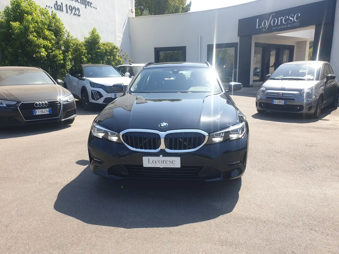 BMW 320 320d Touring mhev 48V xdrive Business Adv AUTO Nero - 1