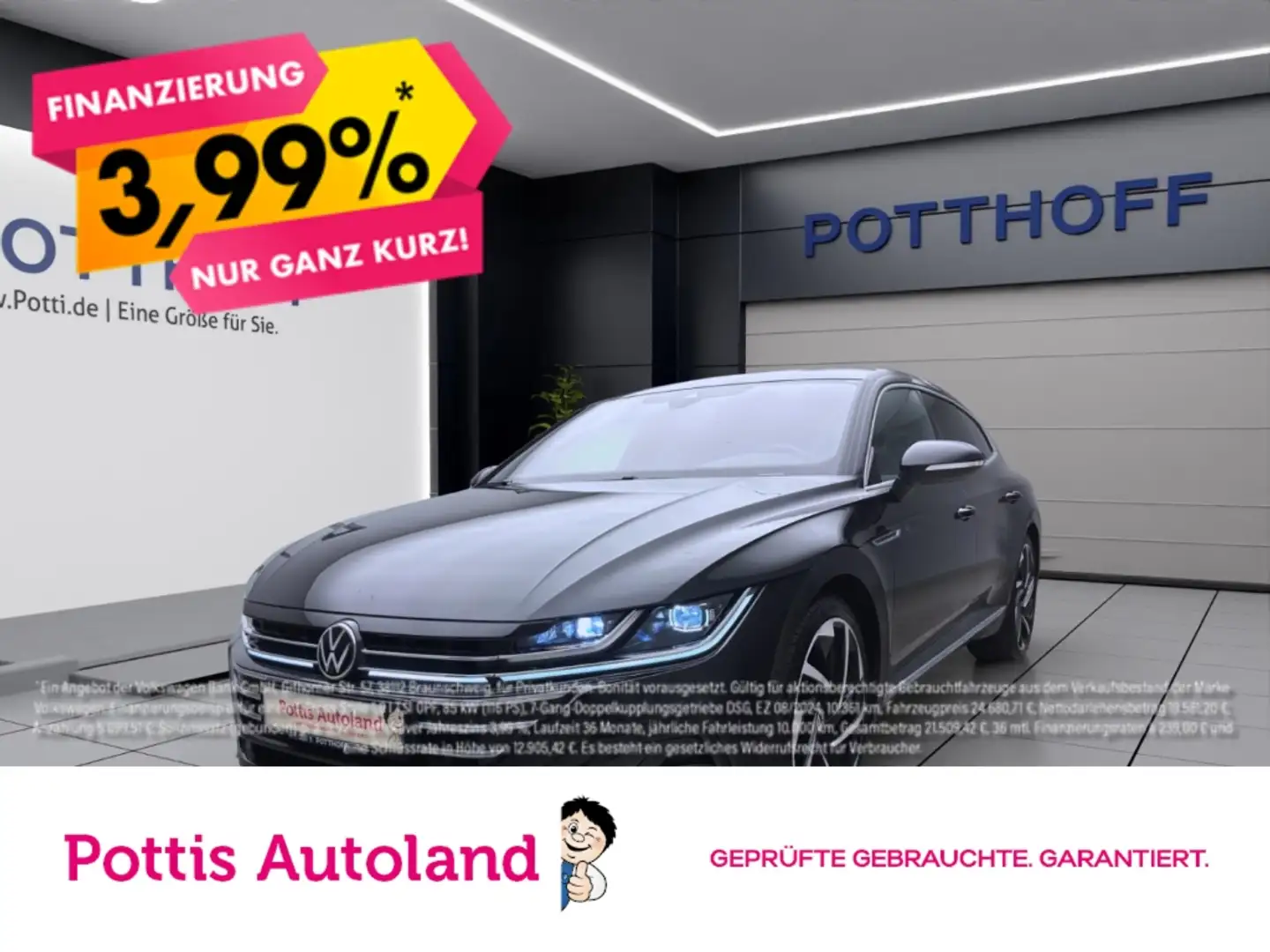 Volkswagen Arteon Shooting Brake 2.0 TSI DSG R-LINE NAVI AHK KLIMA M Schwarz - 1