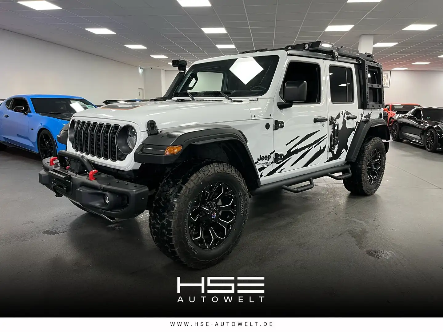 Jeep Wrangler Unlimited Sport S/ 4x4 3,6l V6/ Offroad-Umbau Weiß - 1