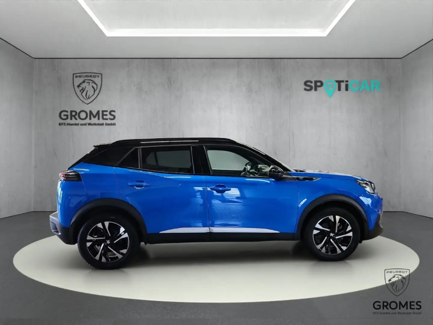 Peugeot 2008 e- GT 136 Navi LED ACC Klimaautom Fahrerprofil Dig Blau - 2