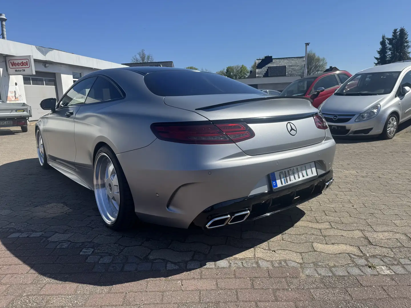 Mercedes-Benz S 500 Swarovski —KEINE FOLIE —- MB Scheckheftgepfle Gris - 2