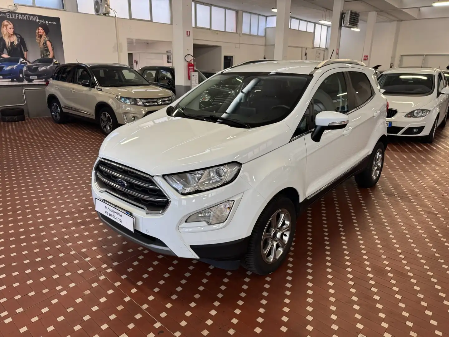 Ford EcoSport 1.0 EcoBoost 100 CV ST-Line Black Edition Wit - 1