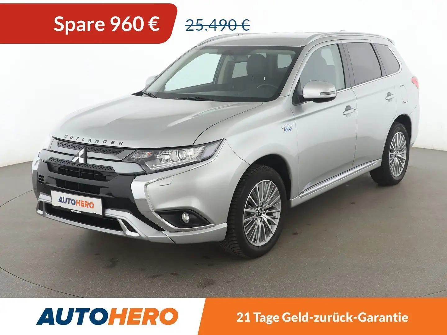 Mitsubishi Outlander 2.4 PHEV Spirit 4WD Aut.*NAVI*TEMPO*CAM*SHZ* Argintiu - 1