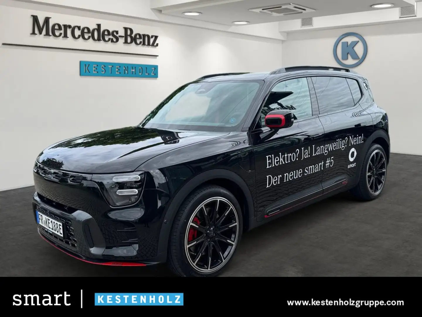 smart Smart #5 Brabus LEDER+360°+SOUNDSYSTEM+PANO+HUD Noir - 1