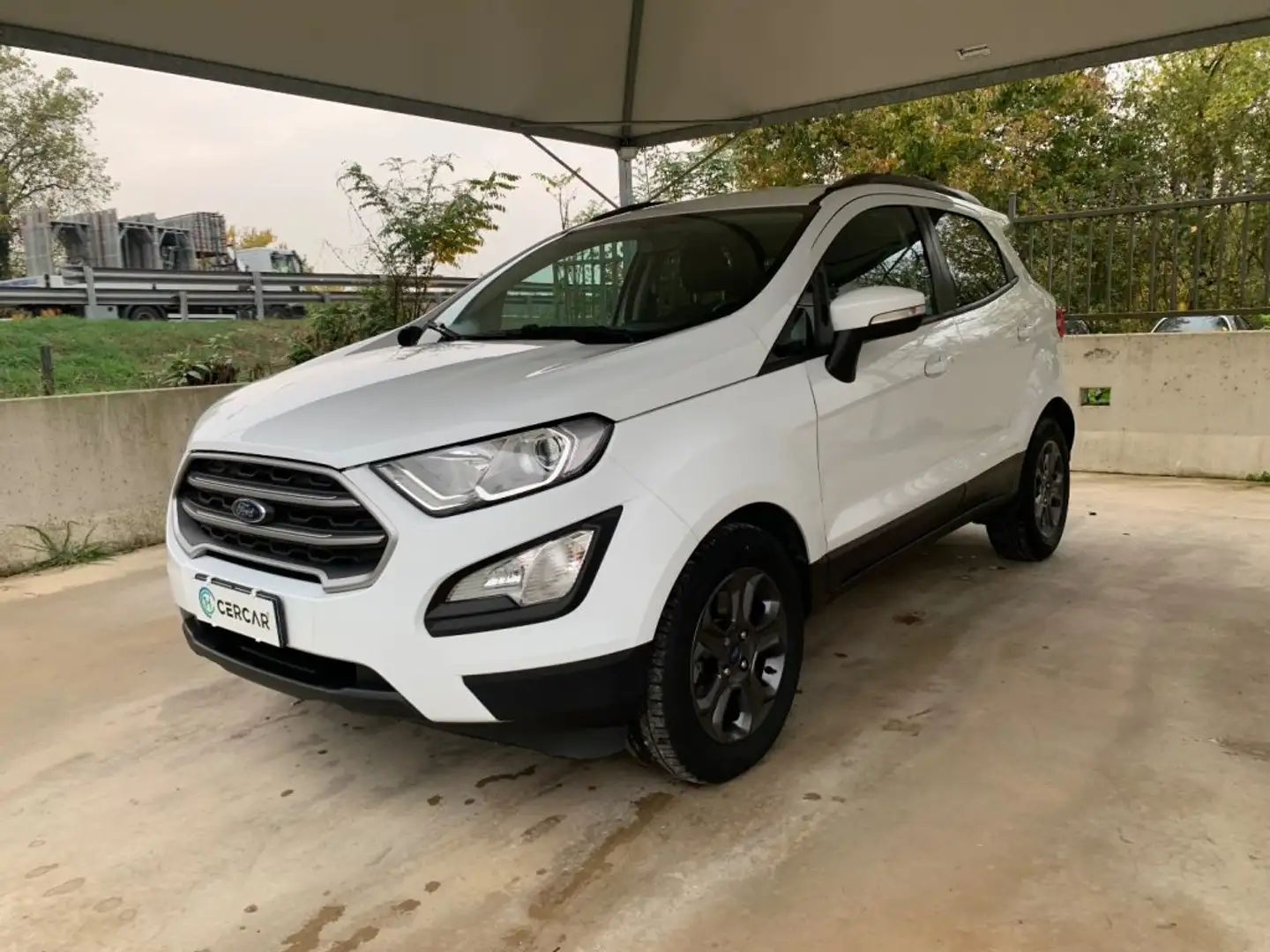 Ford EcoSport 1.0 EcoBoost 125 CV AUTOMATICA KM E MOTORE ORIGINA Bianco - 1