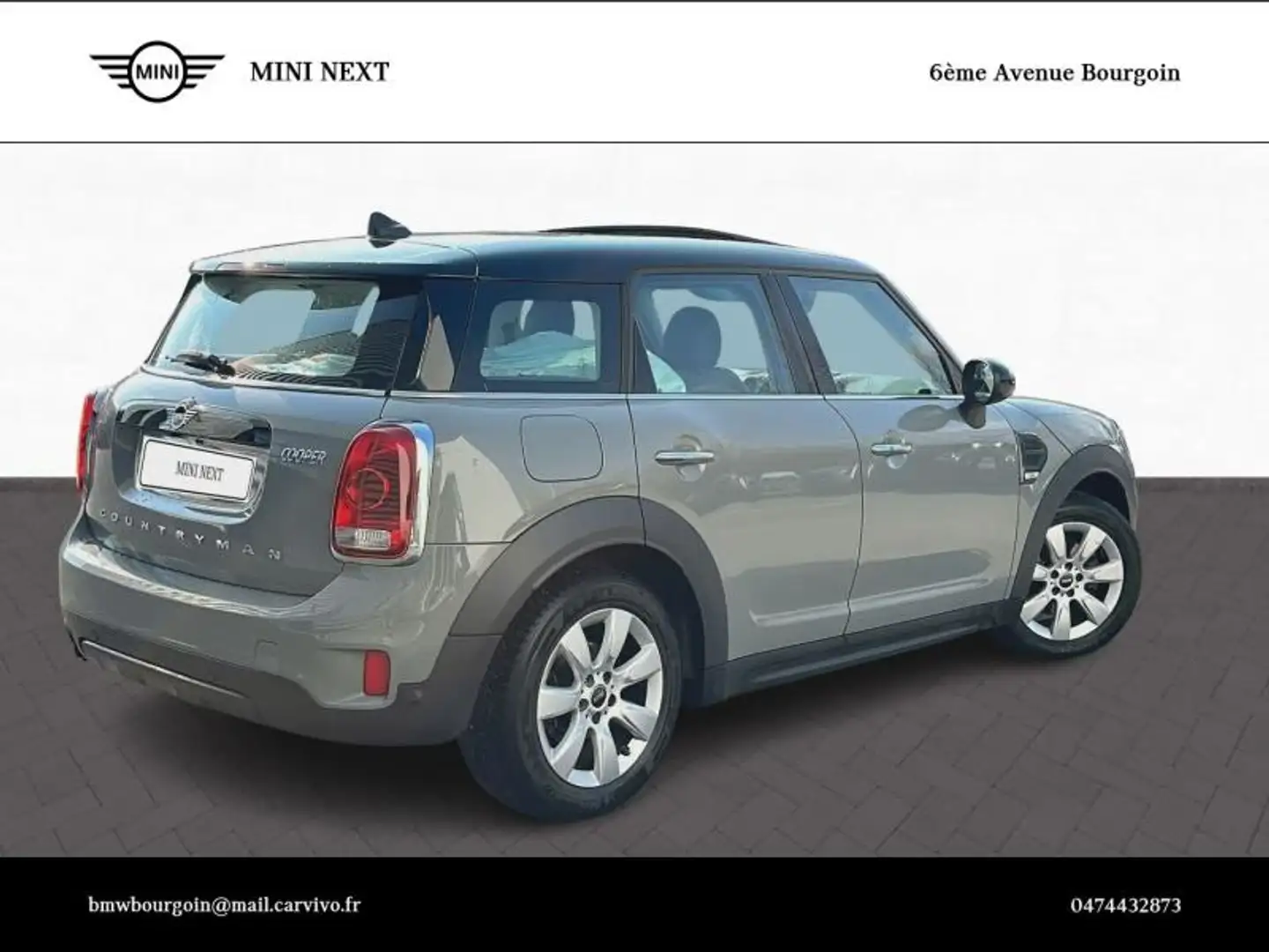 MINI Countryman C Cooper 136ch Chili BVA Gris - 2