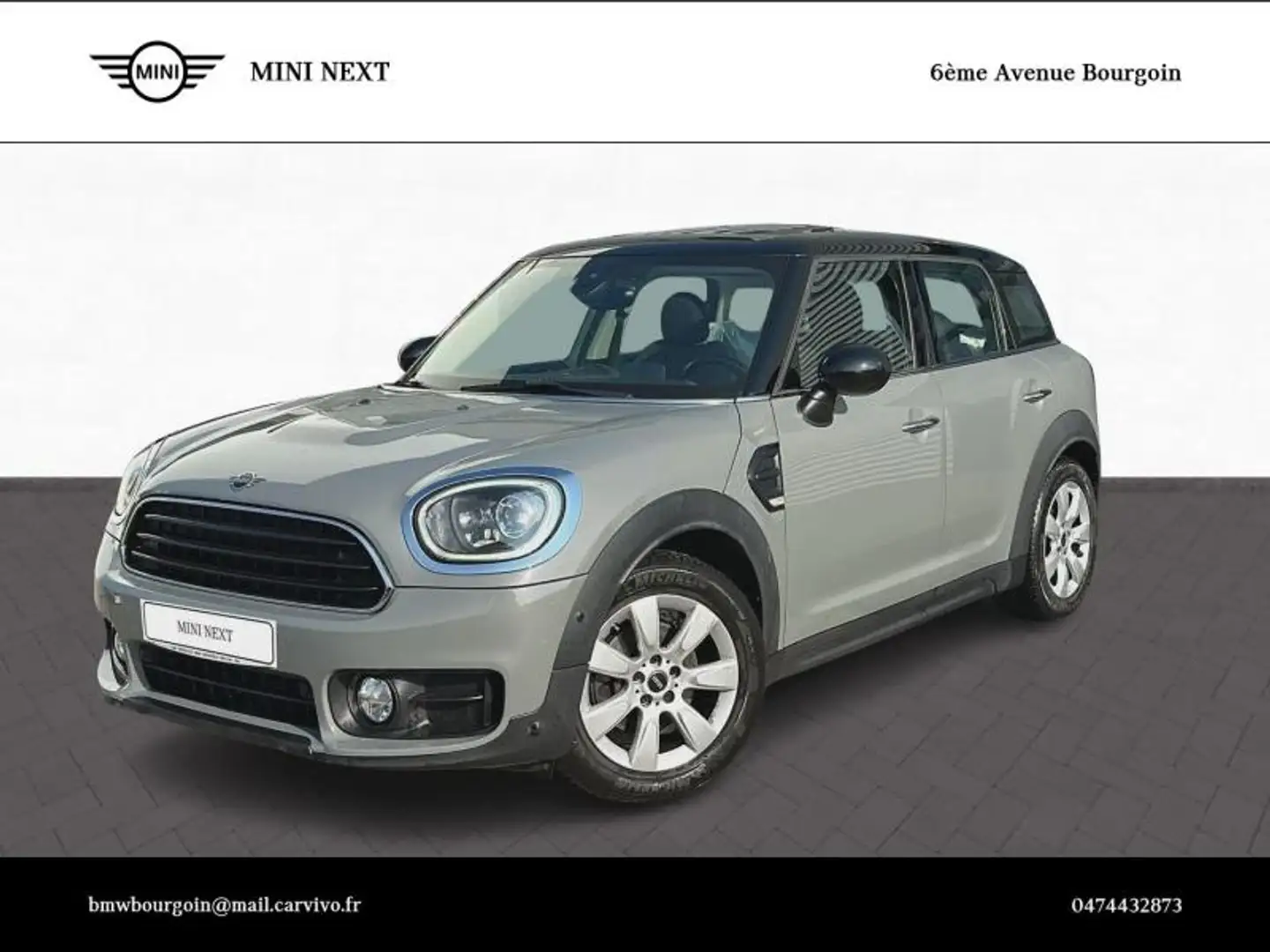 MINI Countryman C Cooper 136ch Chili BVA Gris - 1