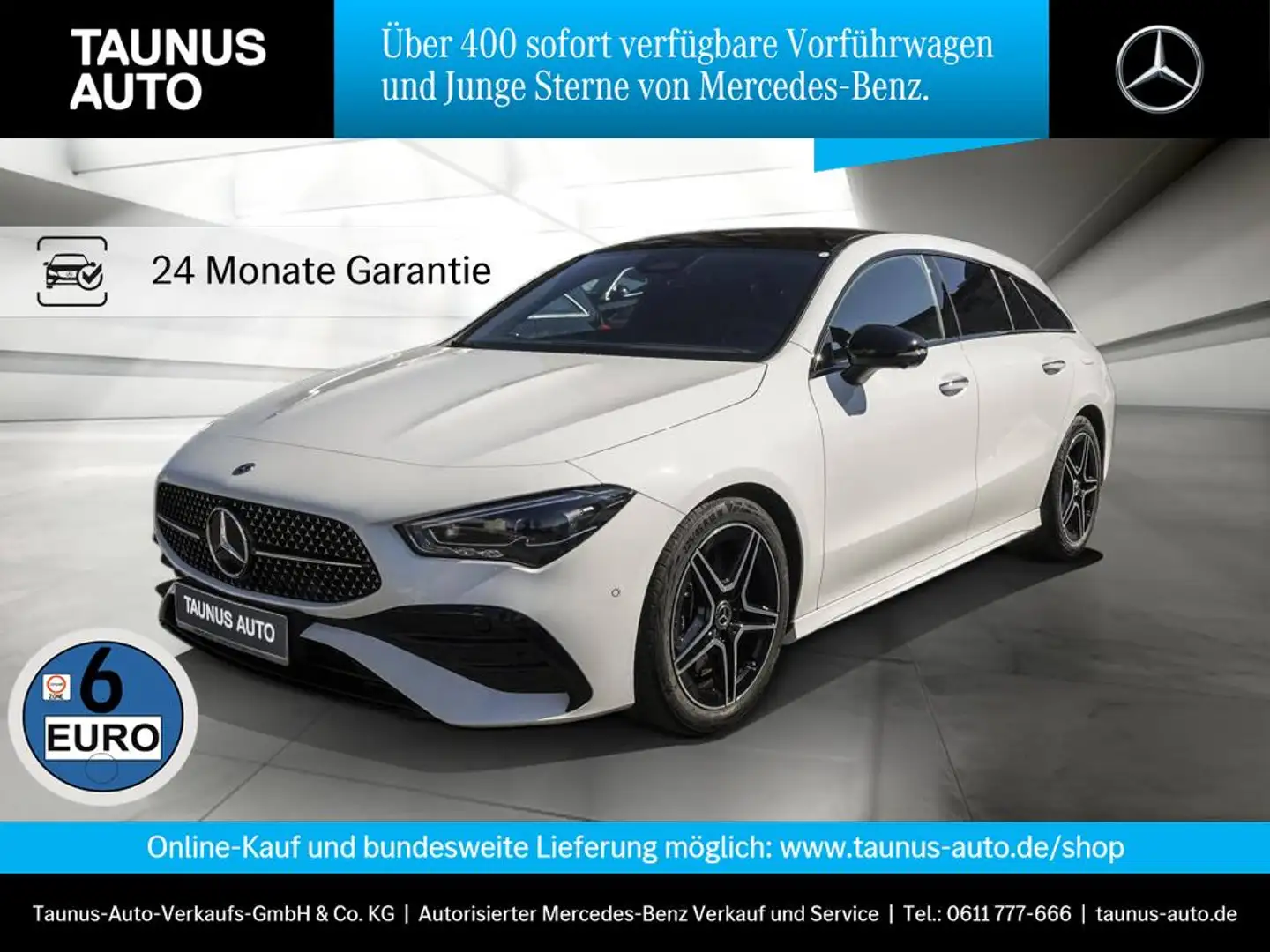 Mercedes-Benz CLA 250 4M SB AMG-LINE PREMIUM PANO NIGHT MEMORY Blanco - 1
