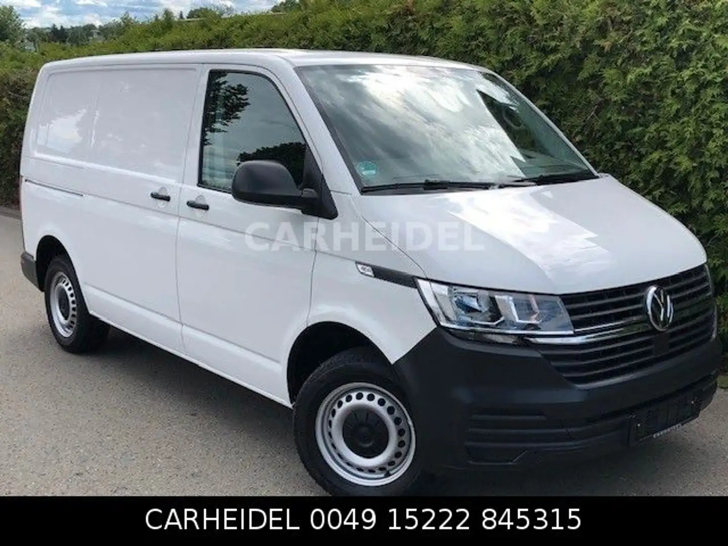 Volkswagen T6 Transporter T6.1 Transporter Kasten KLIMA SHZ 3SITZE AHK DAB Blanc - 2
