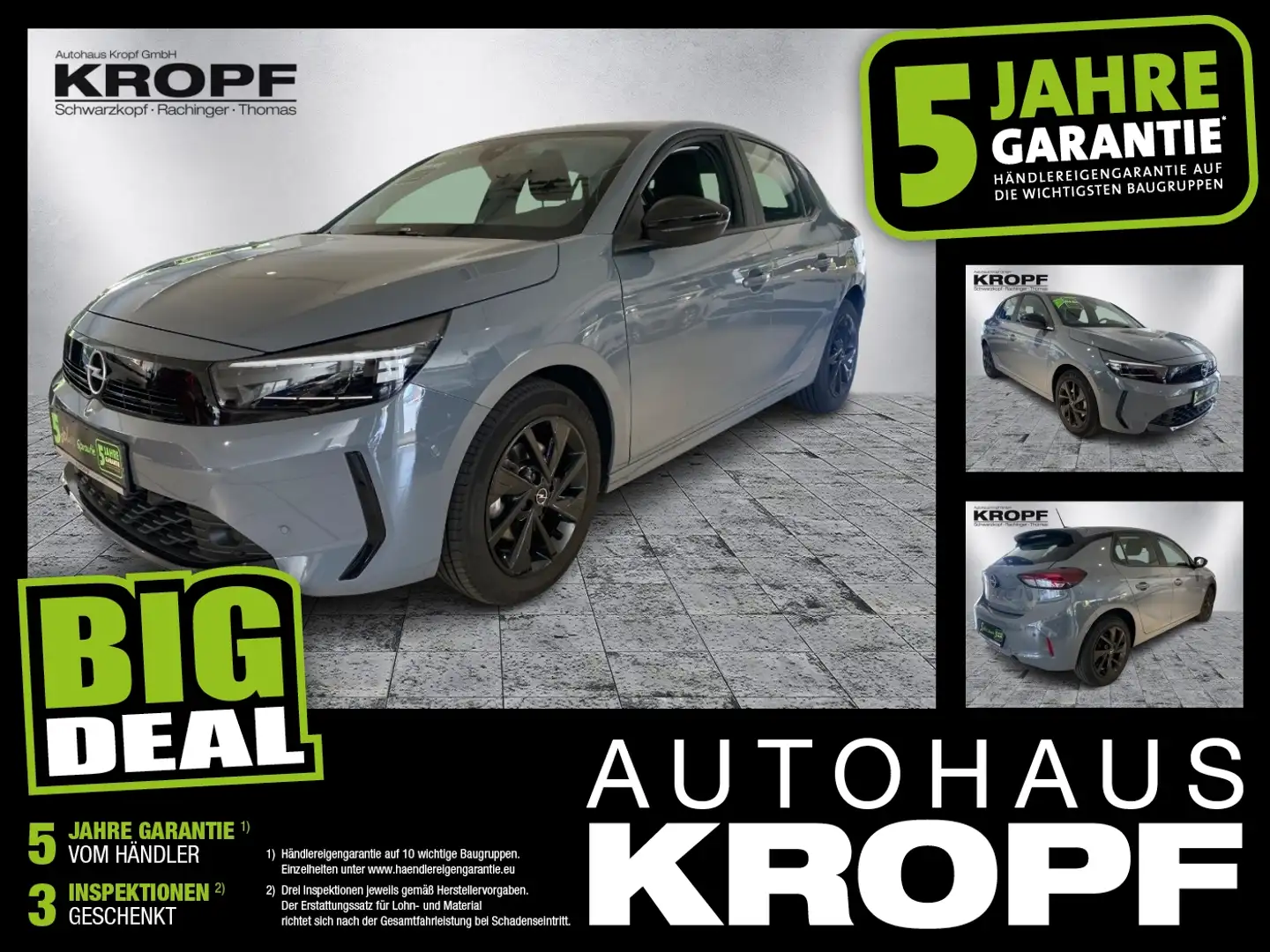 Opel Corsa F 1.2 Turbo SHZ+Winterp.+2xKlima+Kam.+LM Gris - 1