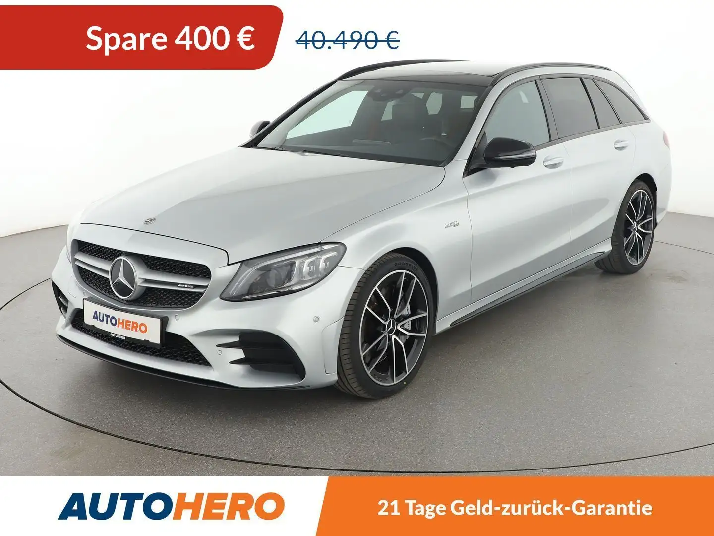 Mercedes-Benz C 43 AMG C 43 AMG T 4Matic Aut.*NAVI*LED*360CAM*SHZ*ACC* Plateado - 1