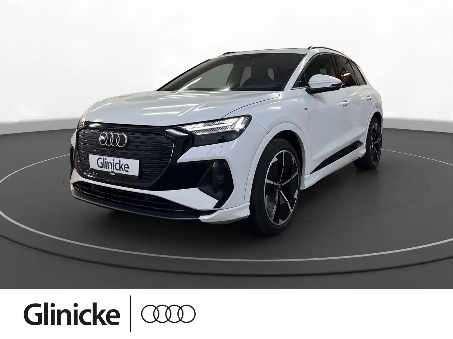 Audi Q4 e-tron 50 qu. Pano Matrix LM 21" Navi RFK ACC Weiß - 1