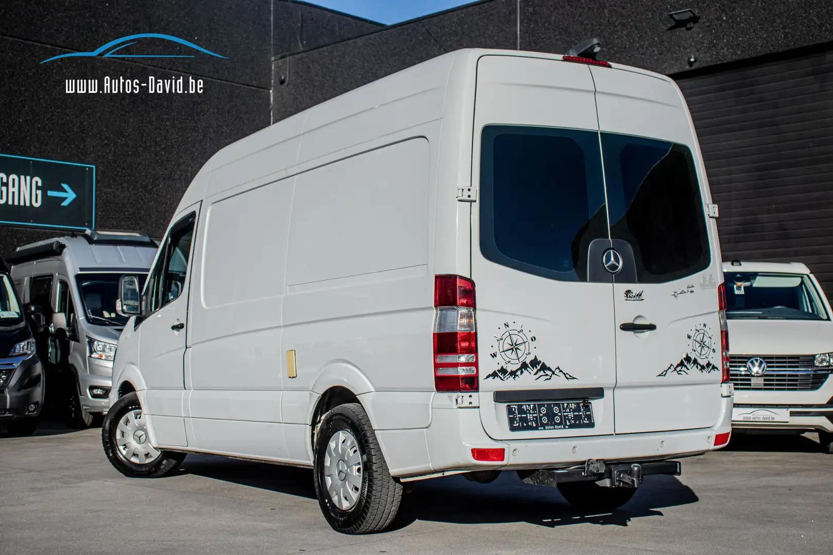 Mercedes-Benz Sprinter Kampeerwagen 2 slaappl. / CAMERA / BED Wit - 2