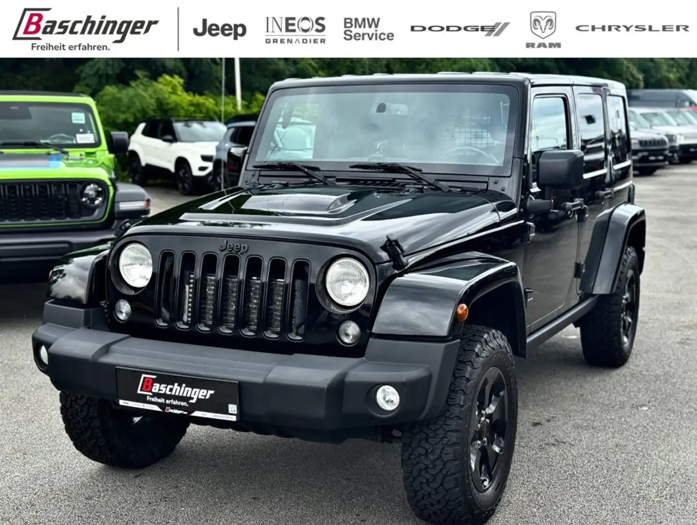 Jeep Wrangler Unlimited LKW 2,8 CRD Black Edition Schwarz - 1