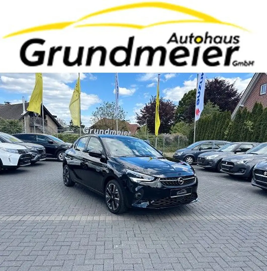Opel Corsa F Electric Elegance/Navi/Allwetter/Winter Schwarz - 1