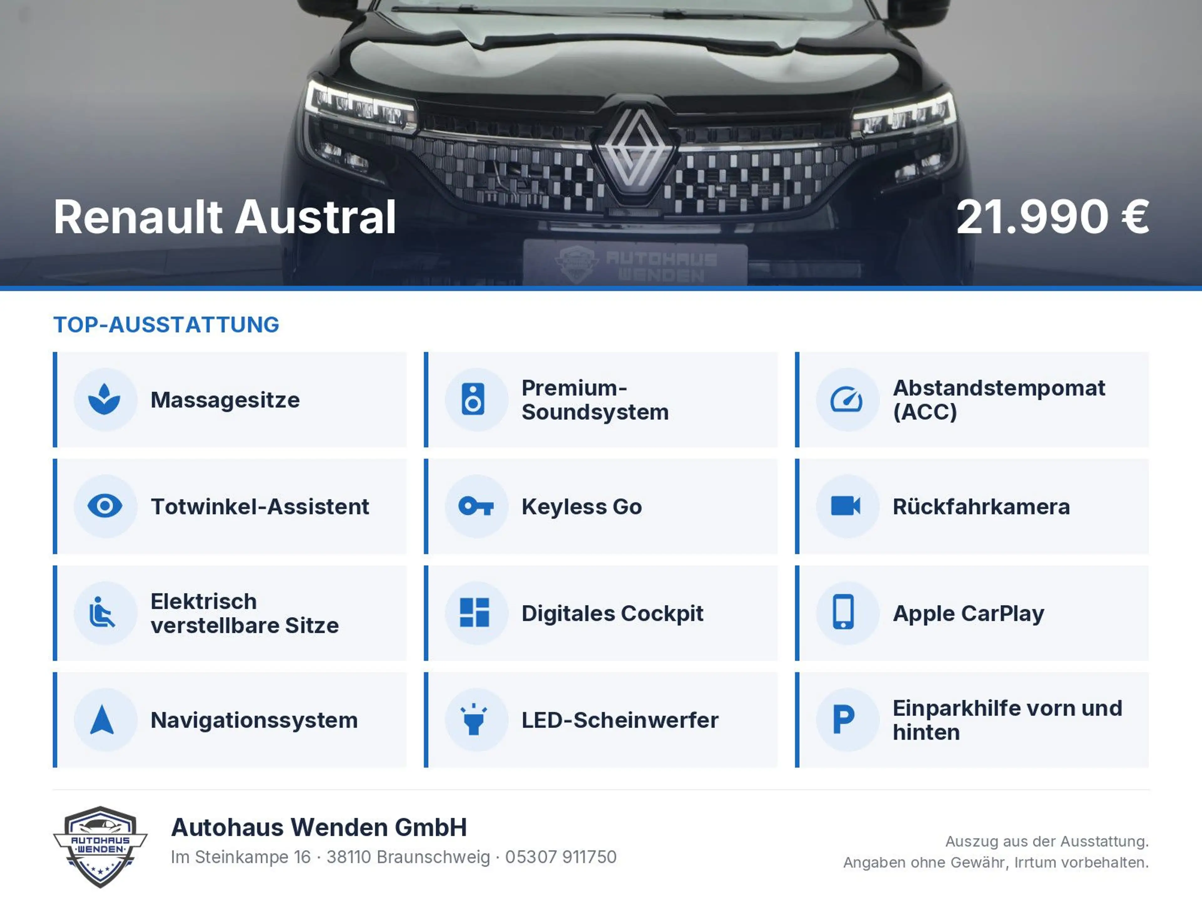 Renault Austral 160 Evolution ACC/Kamera/Virtual/Lane/Si — photo 6