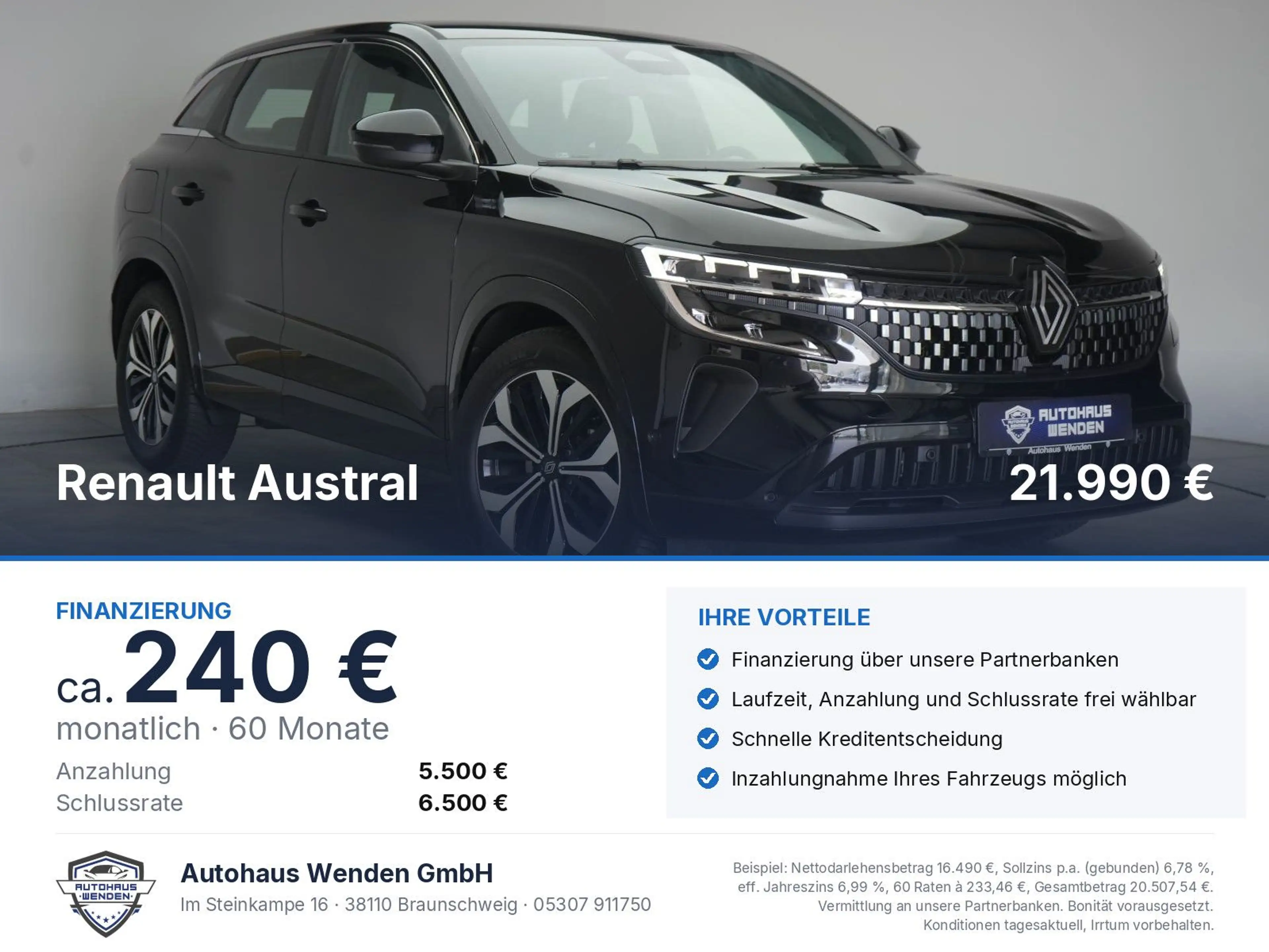 Renault Austral 160 Evolution ACC/Kamera/Virtual/Lane/Si