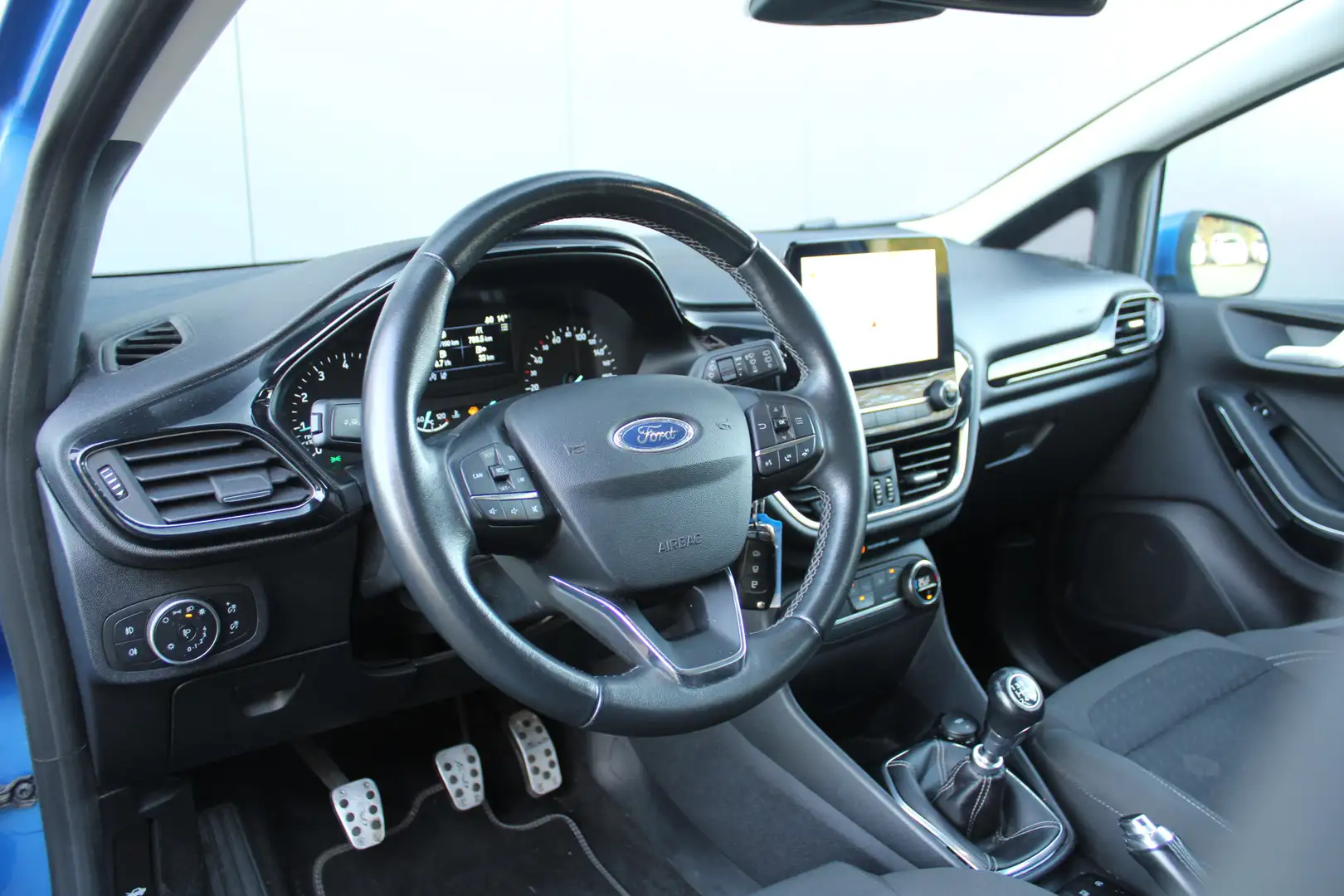 Ford Fiesta 1.0 EcoBoost Titanium | LED | Navigatie | Cruise Bleu - 2
