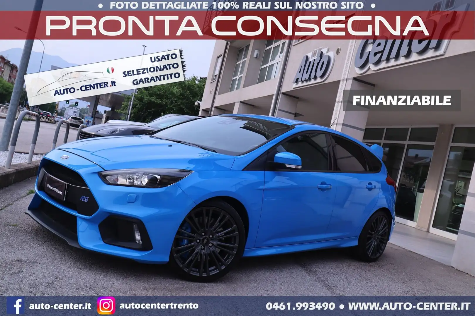 Ford Focus RS 2.3 350CV AWD Performance Pack Blau - 1