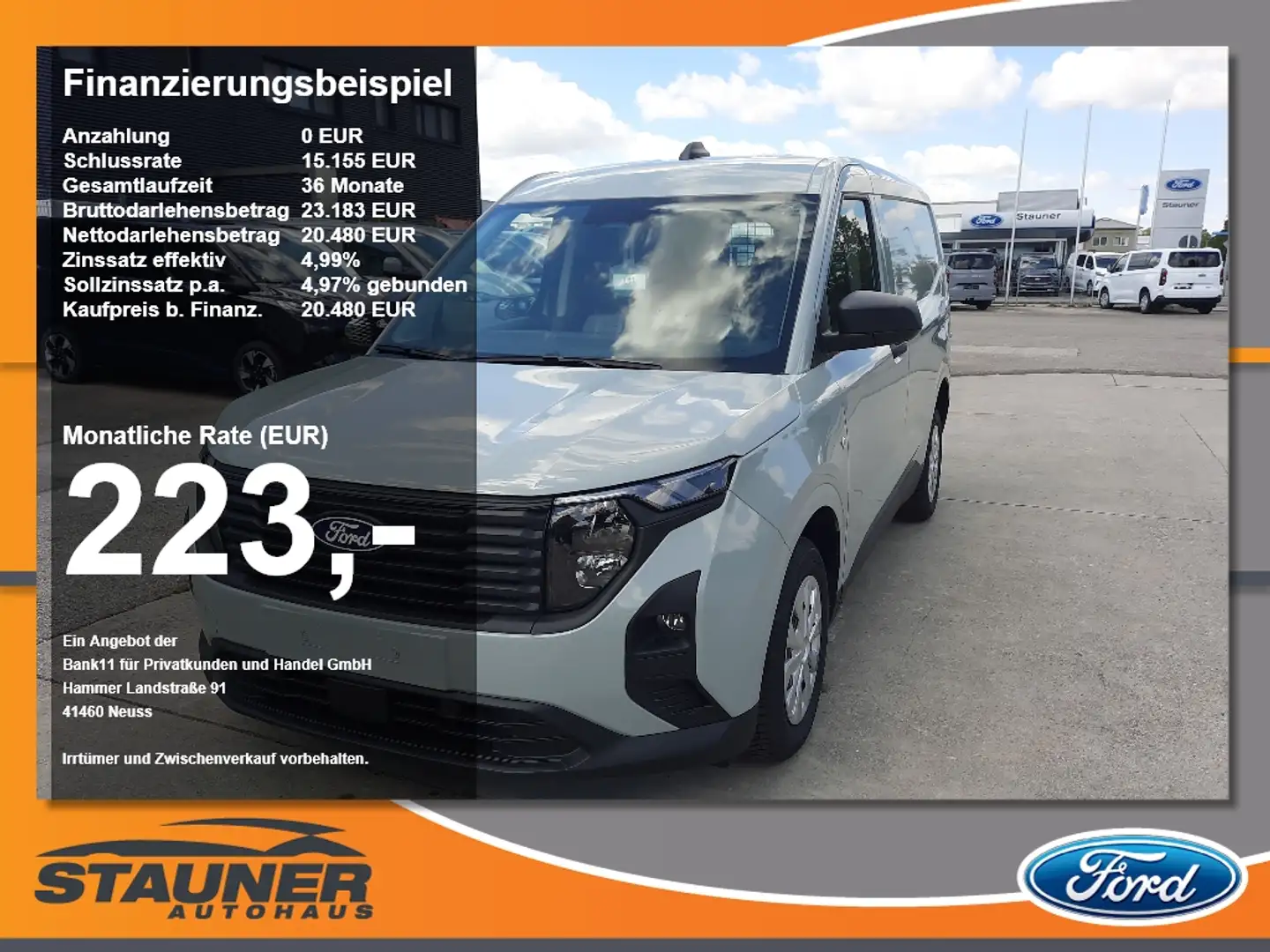 Ford Transit Courier 1.0 EcoBoost Trend PDC RFK - 1