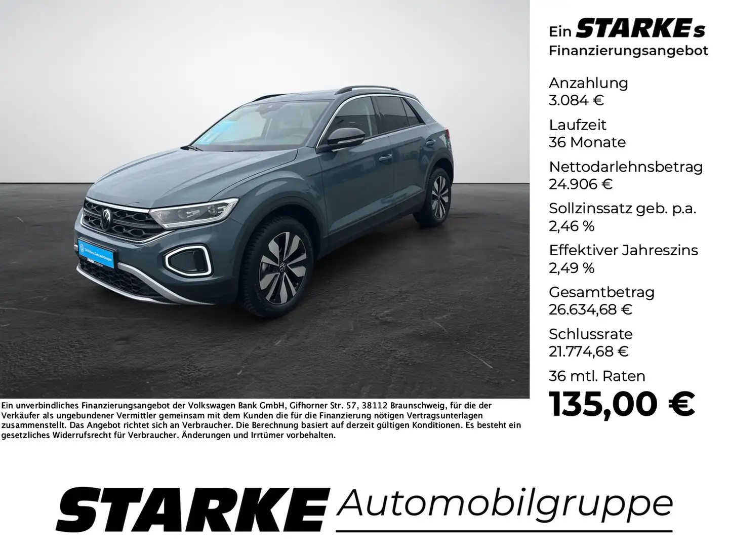 Volkswagen T-Roc 1.5 TSI Goal Bleu - 1
