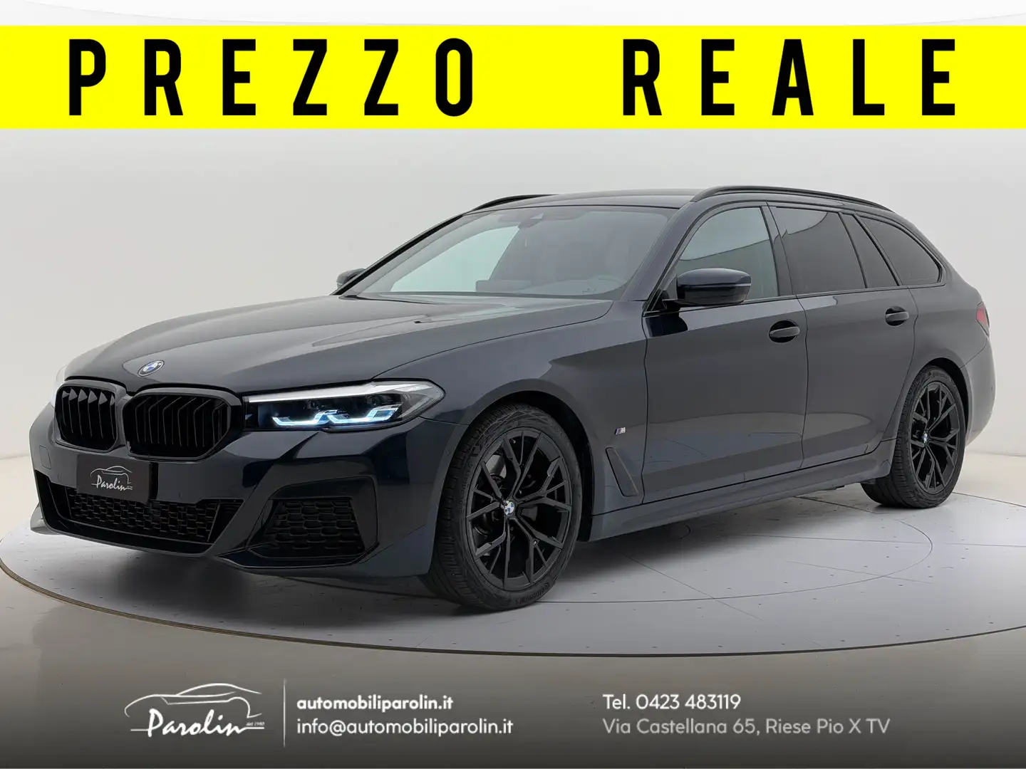 BMW 520 Touring mhev 48V Msport Black pack-LED-Pelle-19'' Black - 1
