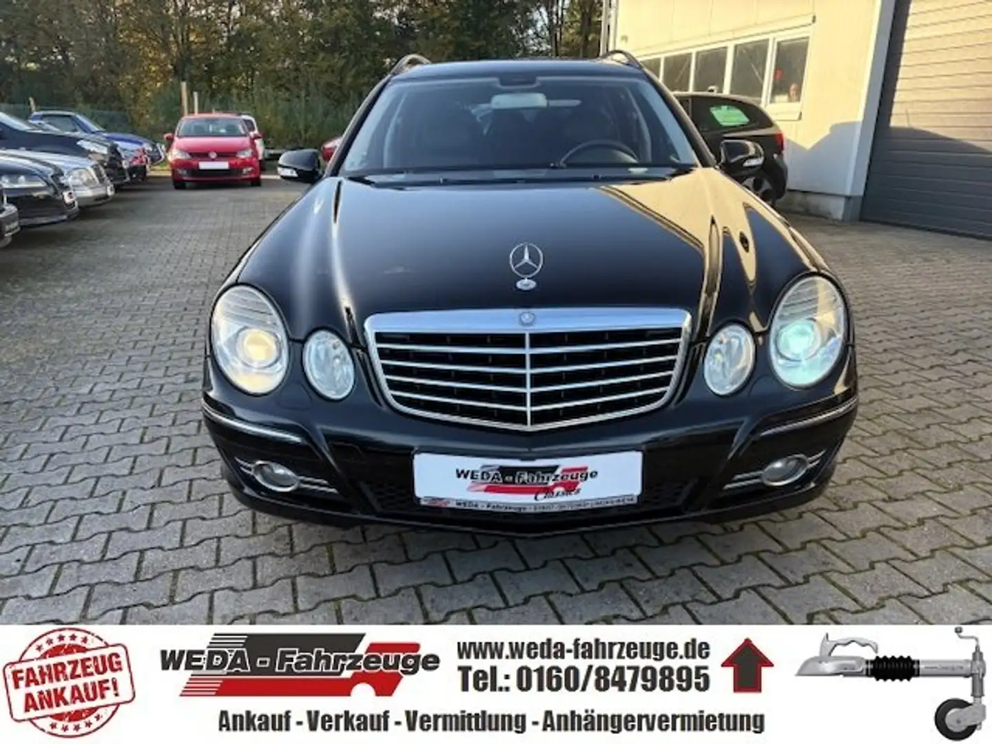 Mercedes-Benz E 220 T CDI Avantgarde, Xenon,Autom.,Alu - TÜV/AU NEU Schwarz - 2