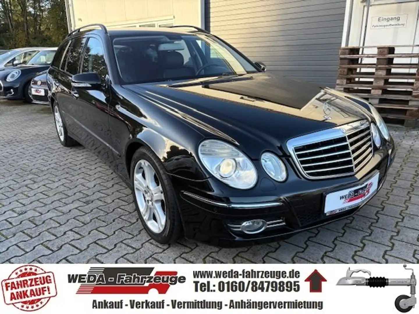 Mercedes-Benz E 220 T CDI Avantgarde, Xenon,Autom.,Alu - TÜV/AU NEU Schwarz - 1