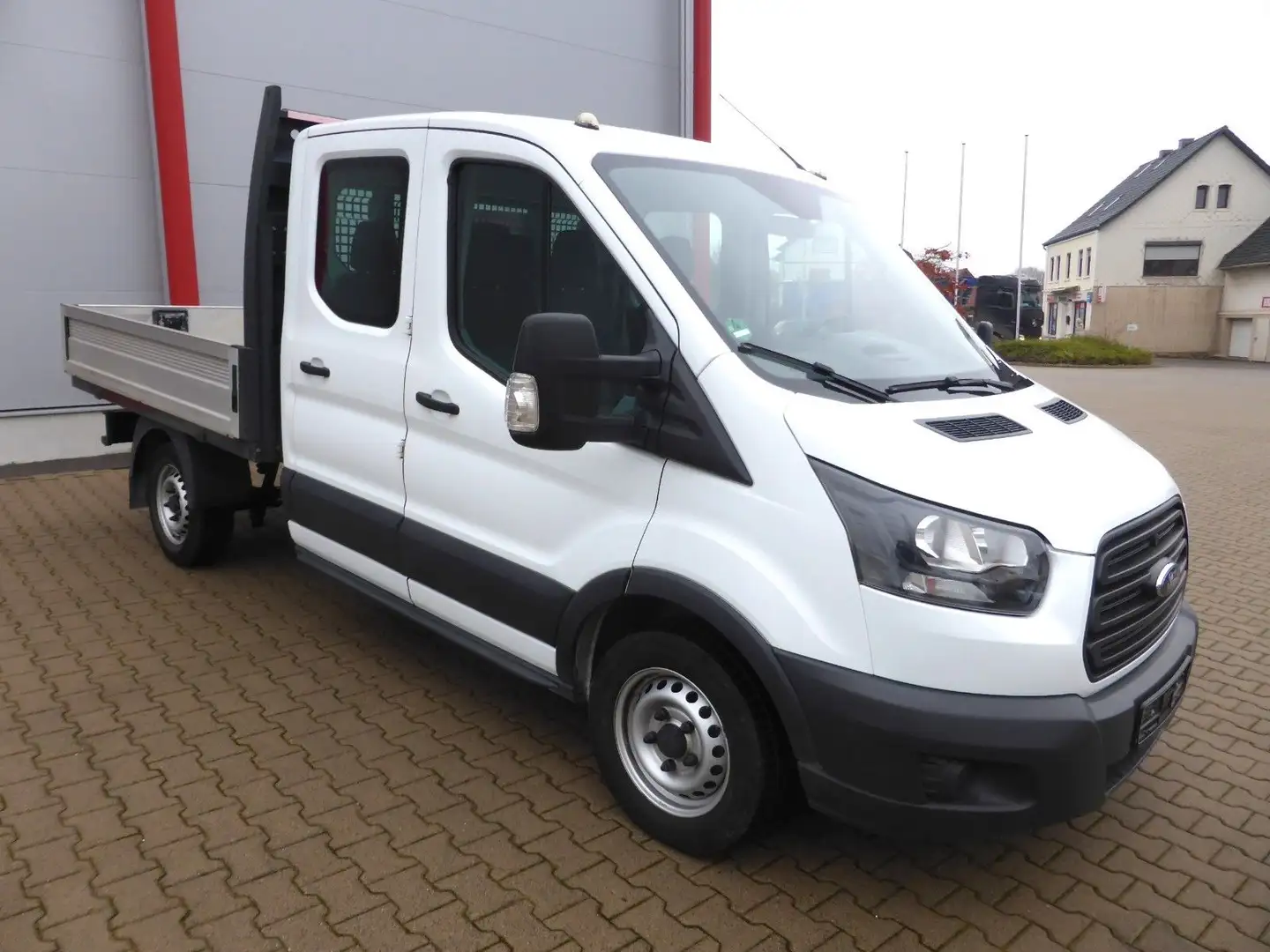 Ford Transit Pritsche 350 L2 Trend DoKa Klima Weiß - 1