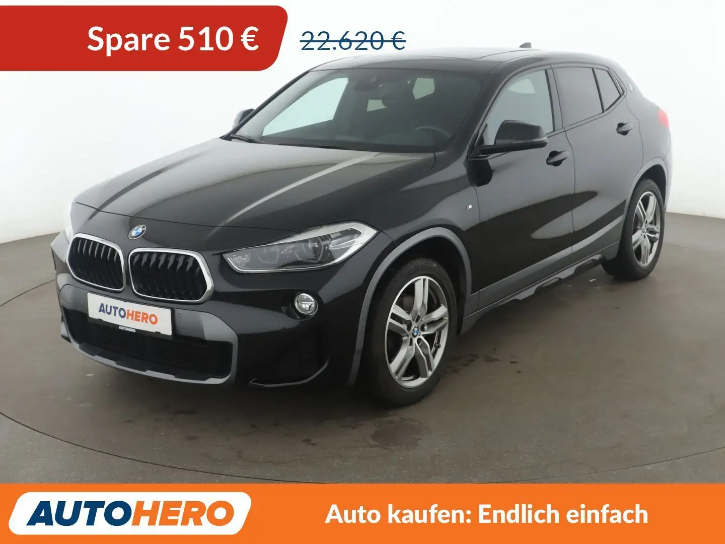 BMW X2 sDrive 18d M Sport X Aut.*PANO*NAVI*LED*TEMPO*PDC* Schwarz - 1