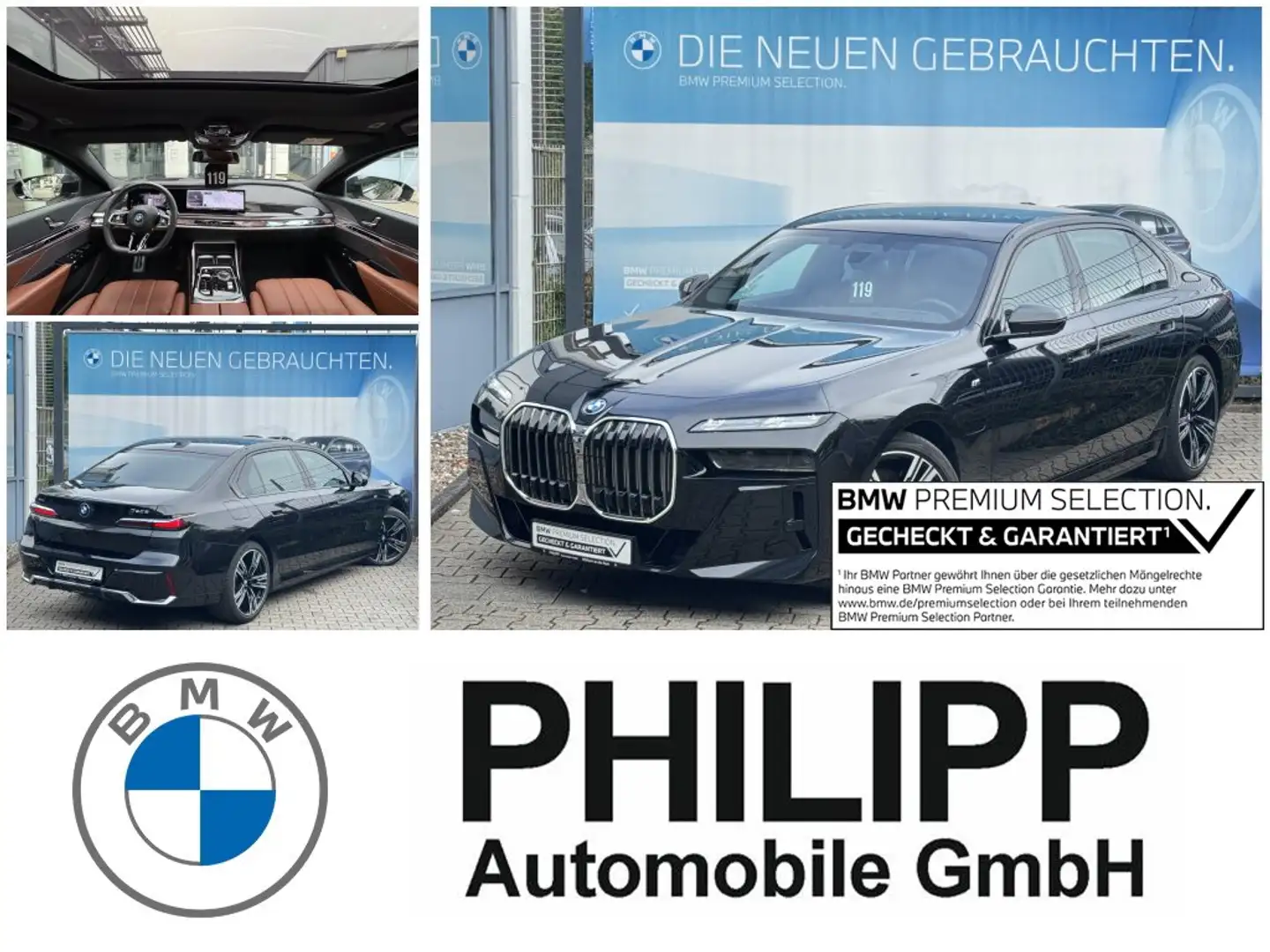 BMW 750 e xDrive M Sport 21" Massage Executive-Lounge Schwarz - 1