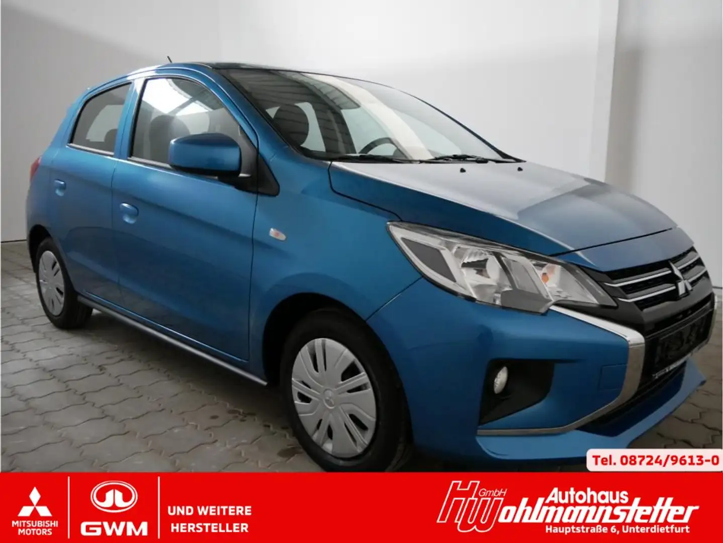 Mitsubishi Space Star Select 1,2 l, 5 Jahre Garantie, ZV, Klima, uvm. Bleu - 1