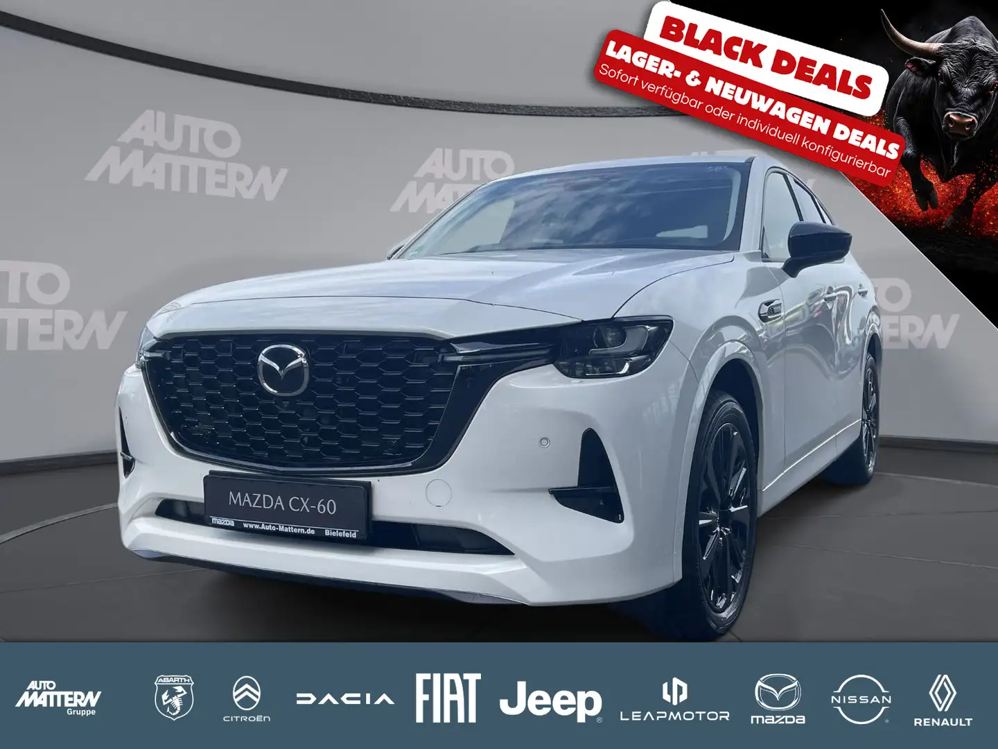 Mazda CX-60 Homura NAVI|Pano|Kamera|SHZ|SHZ-H|AC|CarPl Weiß - 1