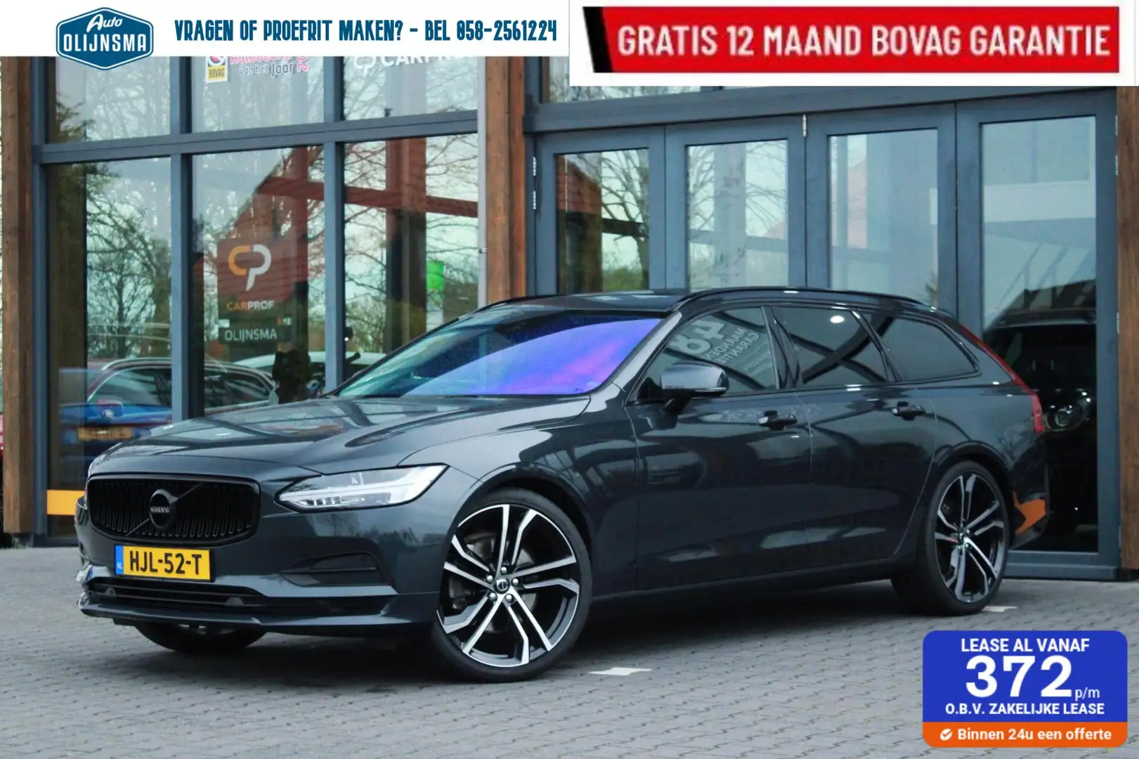 Volvo V90 2.0 T5 Momentum|ACC|Pano|Leer|Navi|PDC Gri - 1