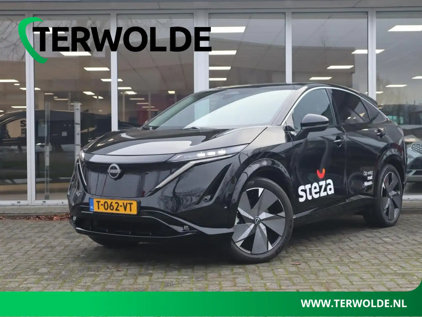 Nissan Ariya Evolve 87 kWh | Panoramadak | Adapt. Cruise | Geve Zwart - 1